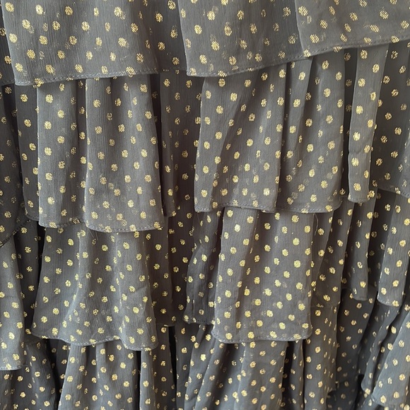 Mac Duggal - Layered Polka Dot Halter Cocktail Dress - Size 8 - Picture 9 of 17